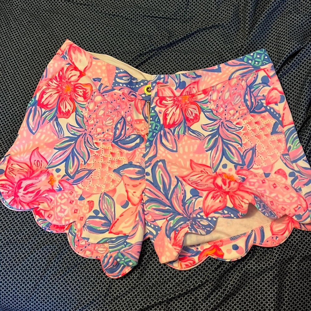 Lilly Pulitzer Pink Floral Women's Shorts